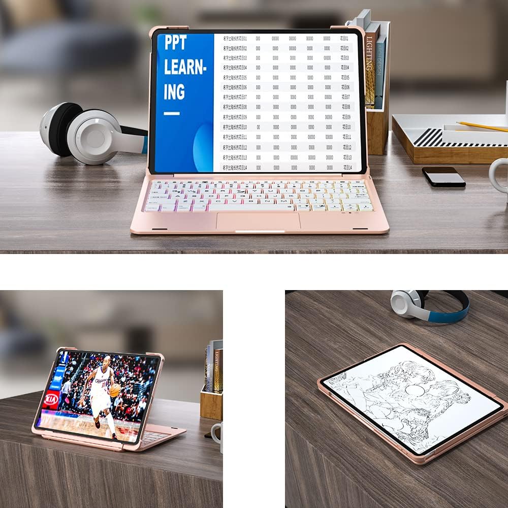 doqo Magnetic Keyboard Case for iPad Air 5th Generation(2022)/iPad Air 4th Generation(2020), iPad Pro 11 2018/2020/2021