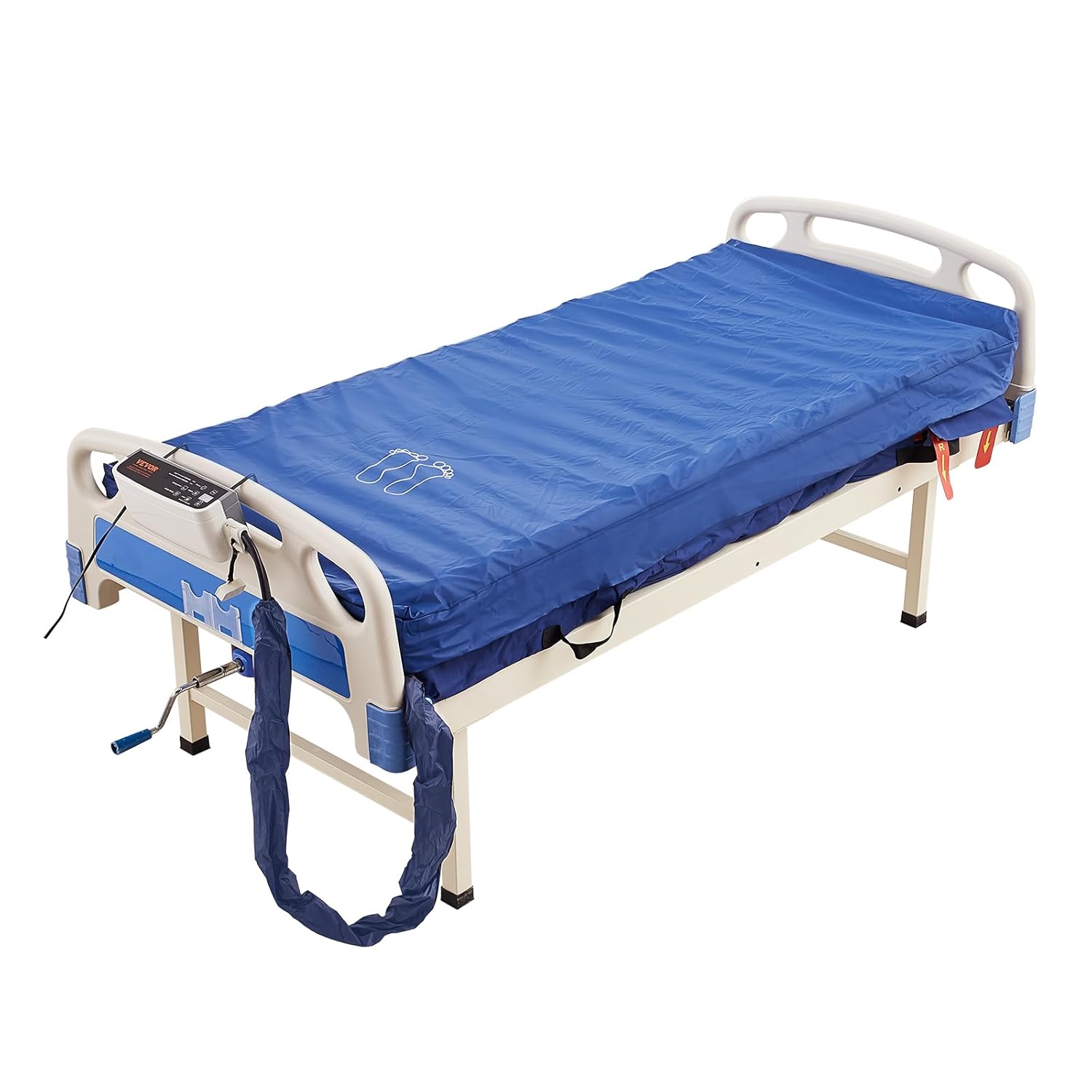 VEVOR Alternating Air Pressure Mattress, Dual-Layer Alternating Pressure Pad for Hospital Beds