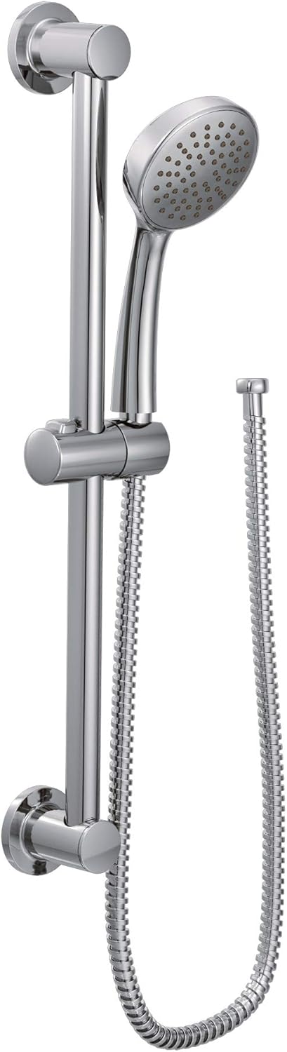 Moen 3868EP Eco-Performance Handheld Shower with 24-Inch Slide Bar and 59-Inch Hose, Chrome