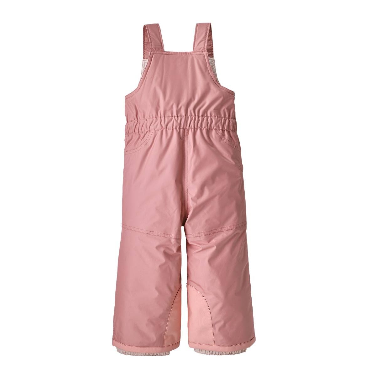 Patagonia Baby Snow Pile Bibs - Rosebud Pink - 4T