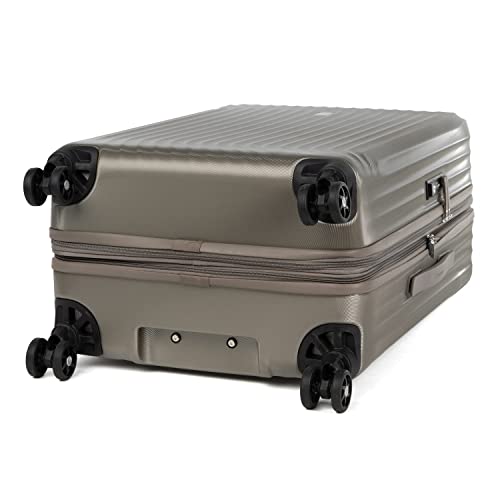 Travelpro Maxlite Air Hardside Expandable Carry on Luggage, 8 Spinner Wheels, Lightweight Hard Shell Polycarbonate Suitcase, Shadow Grey