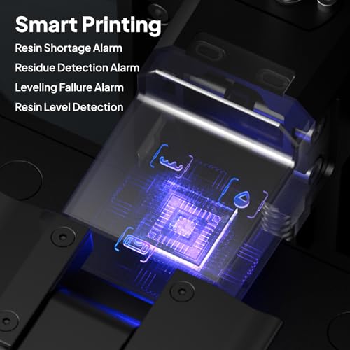 ELEGOO Saturn 4 Ultra 16K Resin 3D Printer with 10" 16K Mono LCD and Flip-up Lid, Smart Tank Heating at 30 ｰC, 150mm/h High Speed Printing