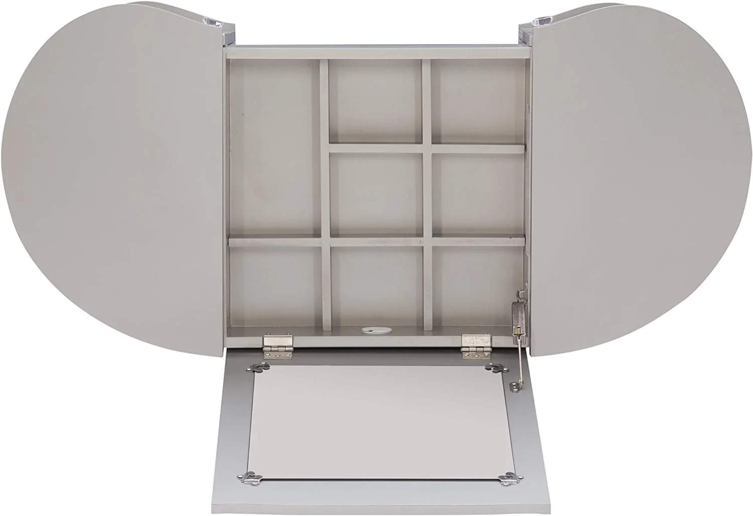 Paloma Vanity Set, 30" X 40.5" X 19.25", Silver