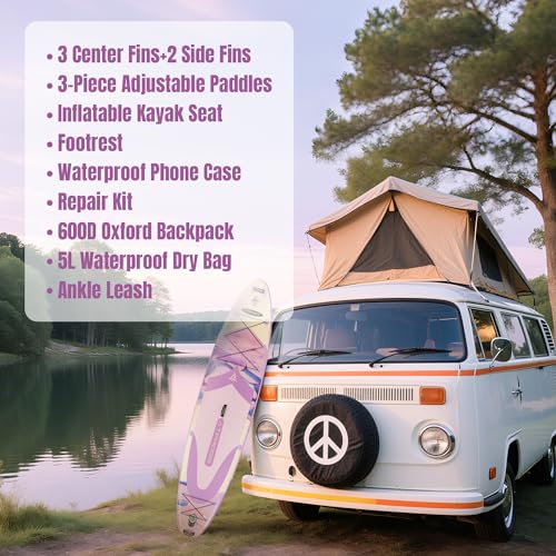 11'6"x35" Inflatable Stand Up Paddle Board 450LBS Weight Capacity Extra Wide Non-Slip Stable Deck Adult SUP