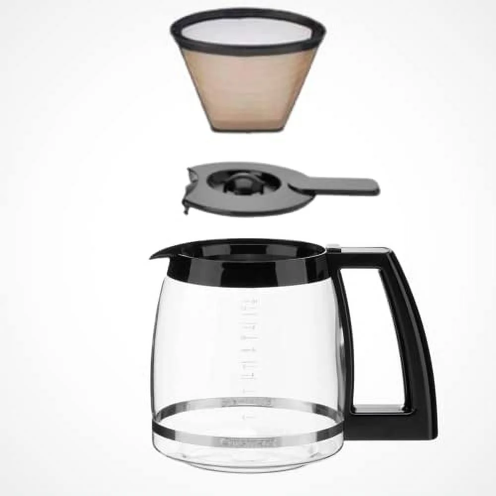 Cuisinart DCC-1200P1 Brew Central 12-Cup Programmable Coffeemaker Coffee Maker, Carafe, Brushed Chrome