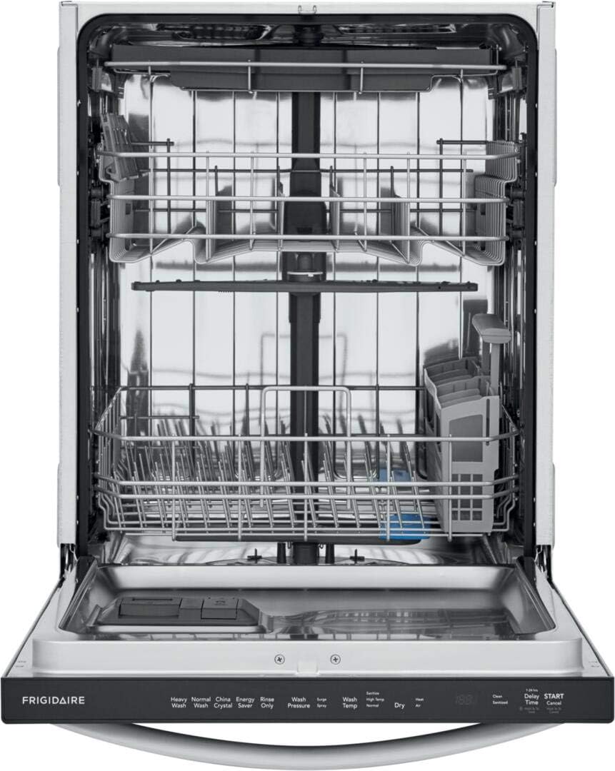 Frigidaire FDSH4501AS 24" Built In Dishwasher with 14 Place Settings, 3rd Level Rack, Energy Star, in Stainless Steel