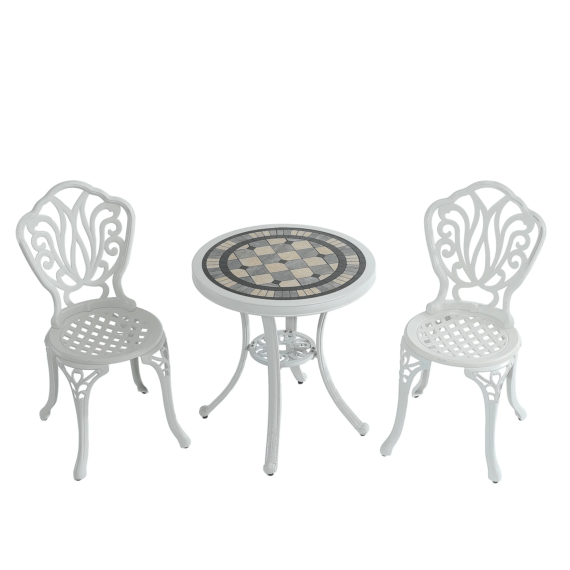 Mondawe Outdoor Aluminum Patio Furniture Bistro Set - Curated Treasures Market