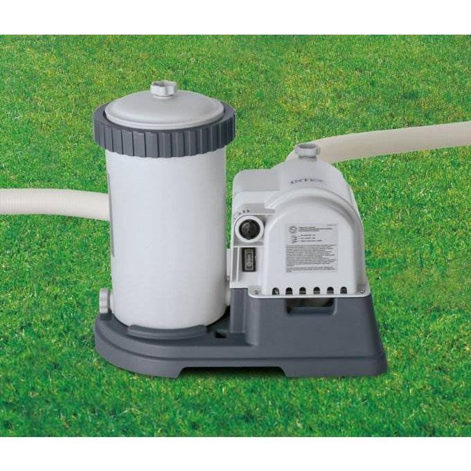 Intex Krystal Clear 2500 GPH Pool Filter Cartridge Pump and Wall Mounted Skimmer 79611223