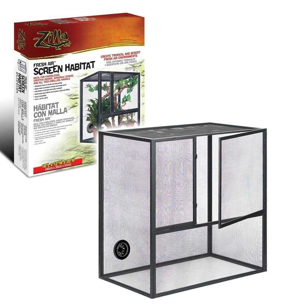Zilla Fresh Air Screen Habitat - Pet Supplies online store