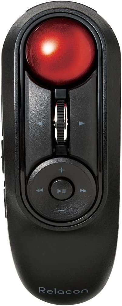 ELECOM Handheld Bluetooth Thumb-operated Trackball Mouse, 10-Button Function with Smooth Tracking, Precision Optical Gaming Sensor
