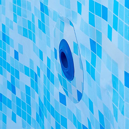 Bestway 2 Pack Steel Pro MAX Above-Ground Swimming Pool, 15' x 48" Round Metal Steel Frame Backyard Family Pool, Blue, Pool ONLY