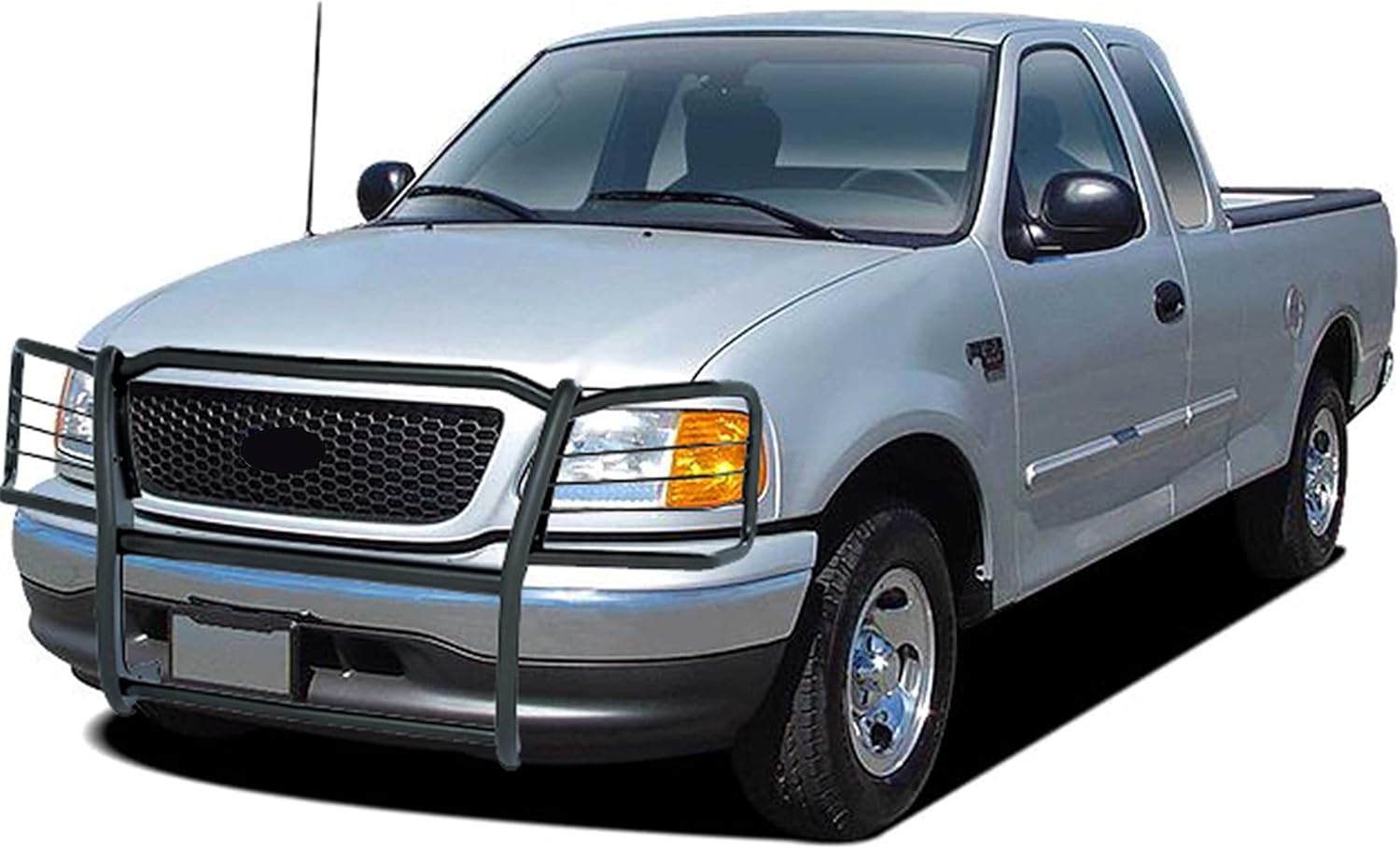 BLACK HORSE 17FB23MA Black Grille Guard Compatible with 1999 2004 Ford F-250 350 450 550 Super Duty