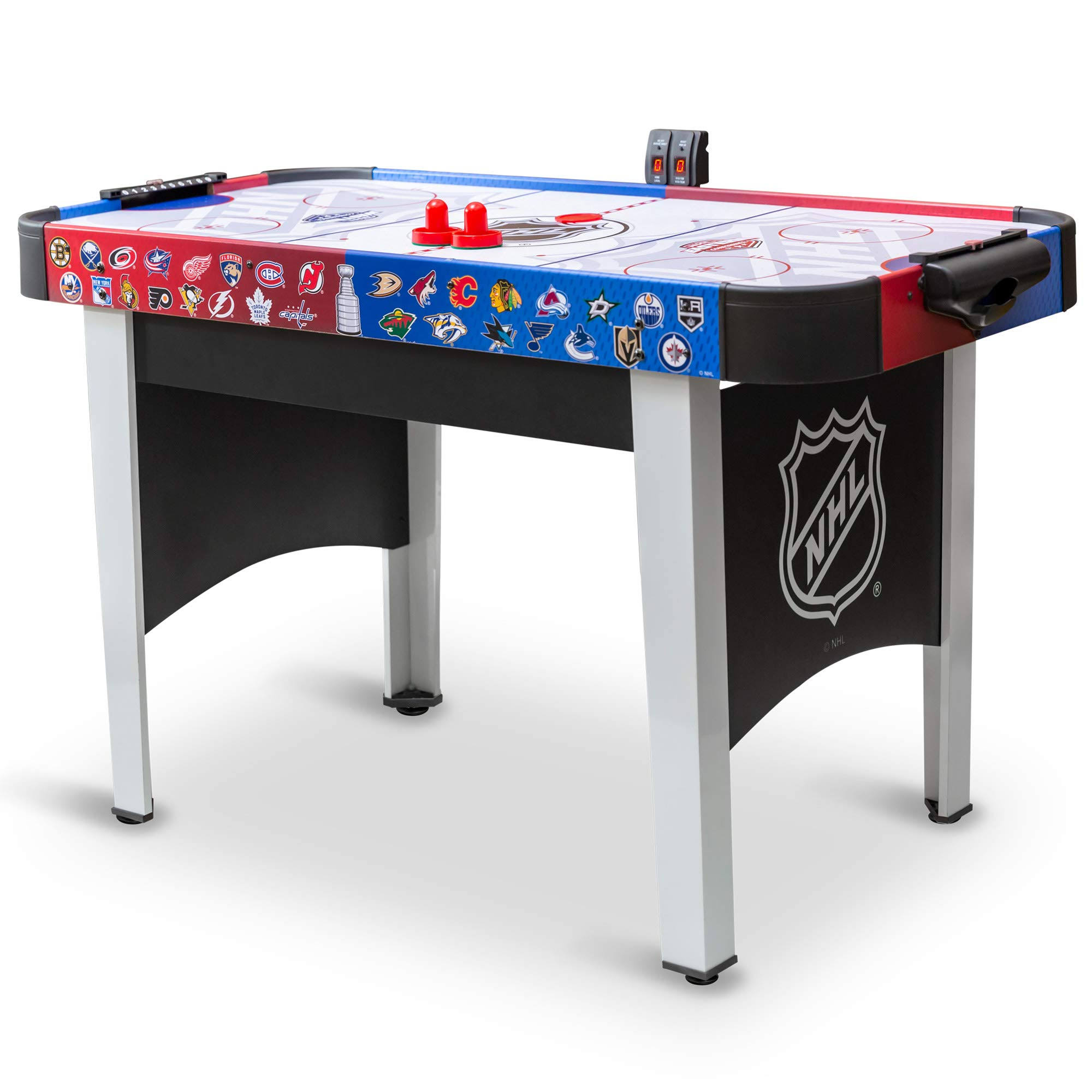 Eastpoint Sports 48 inch Rush NHL Electronic Indoor Hover Hockey Game Table Set by VM Express