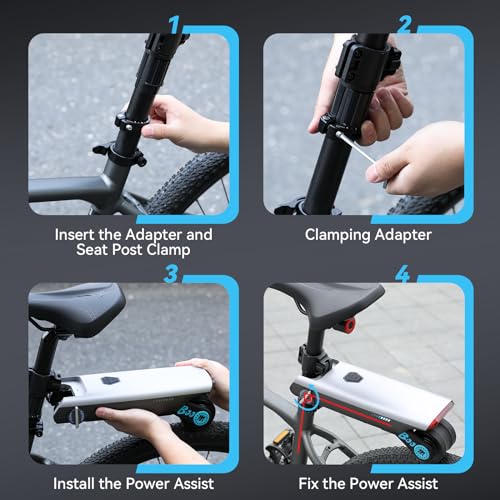 BAOSHISHAN Pedal Assist, Up to 31 Miles Range, 15.5Mph, Electric Bike Conversion Kit for Mountain Bike and Road Bike