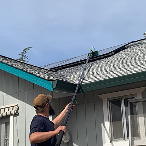 30 Feet Reach Solar Panel Cleaning Brush & Pole Water Fed Pole Kit