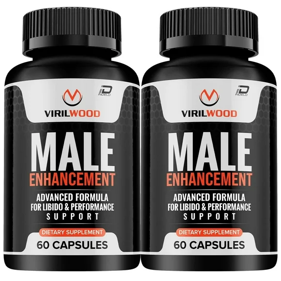 VirilWood for Men Capsules - Viril Wood Vitamin Complex Pills, All Natural Support, VirilWood Advanced Performance, 2 Pack, 120 Capsules