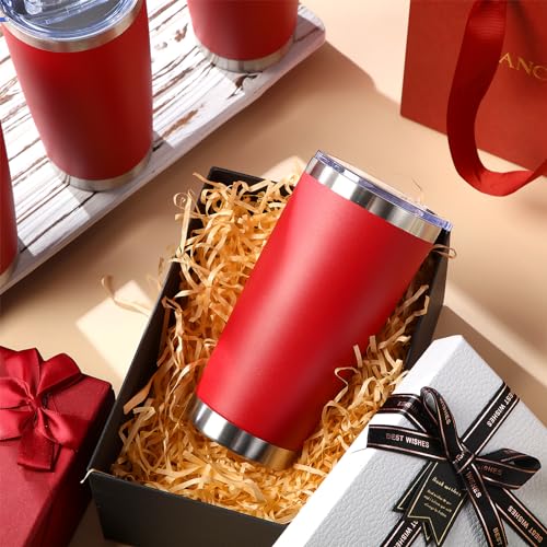 Sieral 36 Packs Stainless Steel Tumbler Bulk with Lid Vacuum Double Wall Insulated Travel Coffee Mug Powder Coated Tumbler Cup for Graduation Wedding