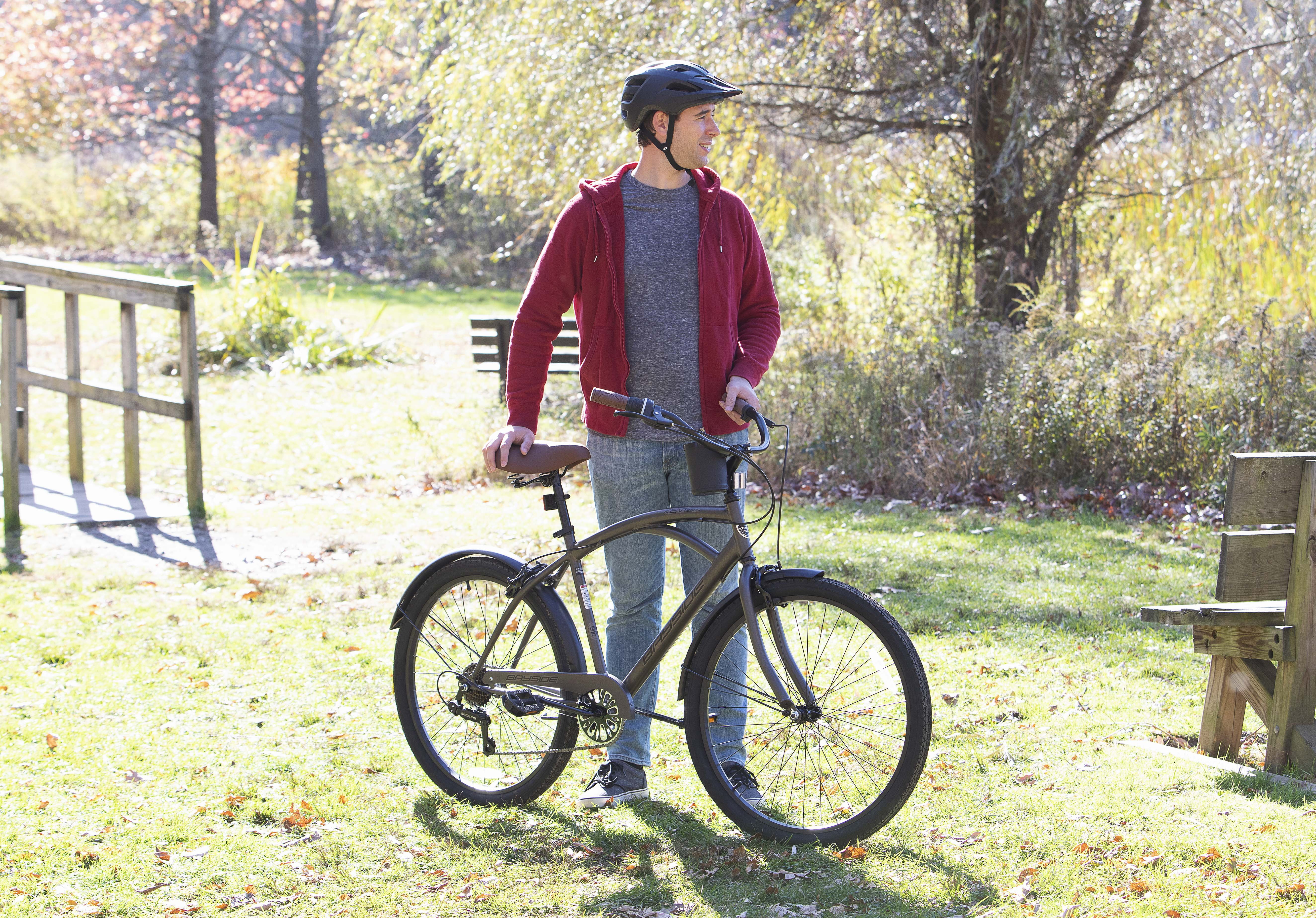Kent 26 In. Bayside Men's Cruiser Bike, Satin Cocoa