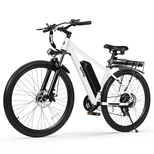 Racer Electric Bike for Adults - 21-Speed Mountain Lightweight Ebike with Peak 750W 22MPH Brushless Motor, 375Wh Removable Battery