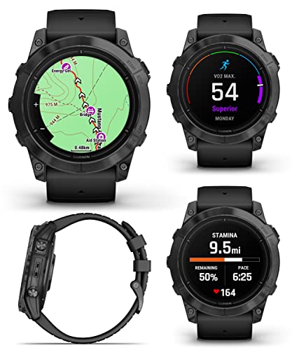 Wearable4U - Garmin Epix Pro Gen 2 Sapphire: Titanium 42 mm Smartwatch|AMOLED Up to 10 Days Battery Life