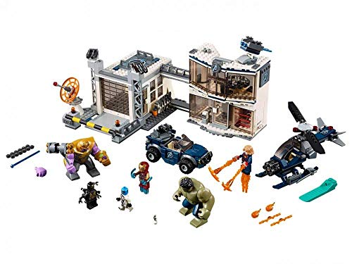 LEGO Marvel Avengers Compound Battle 76131 Building Set Includes Toy Car, Helicopter, and Popular Avengers Characters Iron Man