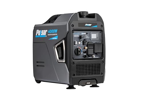 Pulsar Products GD400BN, 4000W Portable super-quiet Dual Fuel & Parallel Capability, RV-Ready, CARB Compliant