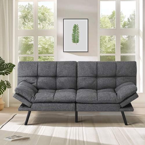 MUUEGM Futon Sofa Bed,couch bed,Memory Foam Futon Sofa,Convertible Sofa Bed for Compact Living Spaces,Apartment,Office,Sleeper Sofa,71"*33"*31.5"