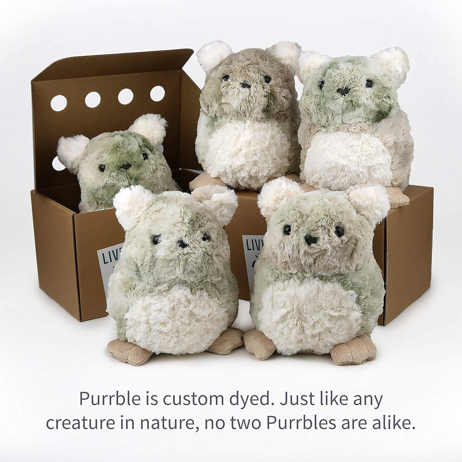 Purrble - Calming Toy Companion with Dynamic Heartbeat and Soothing Purr - Interactive Plush Companion for All Ages