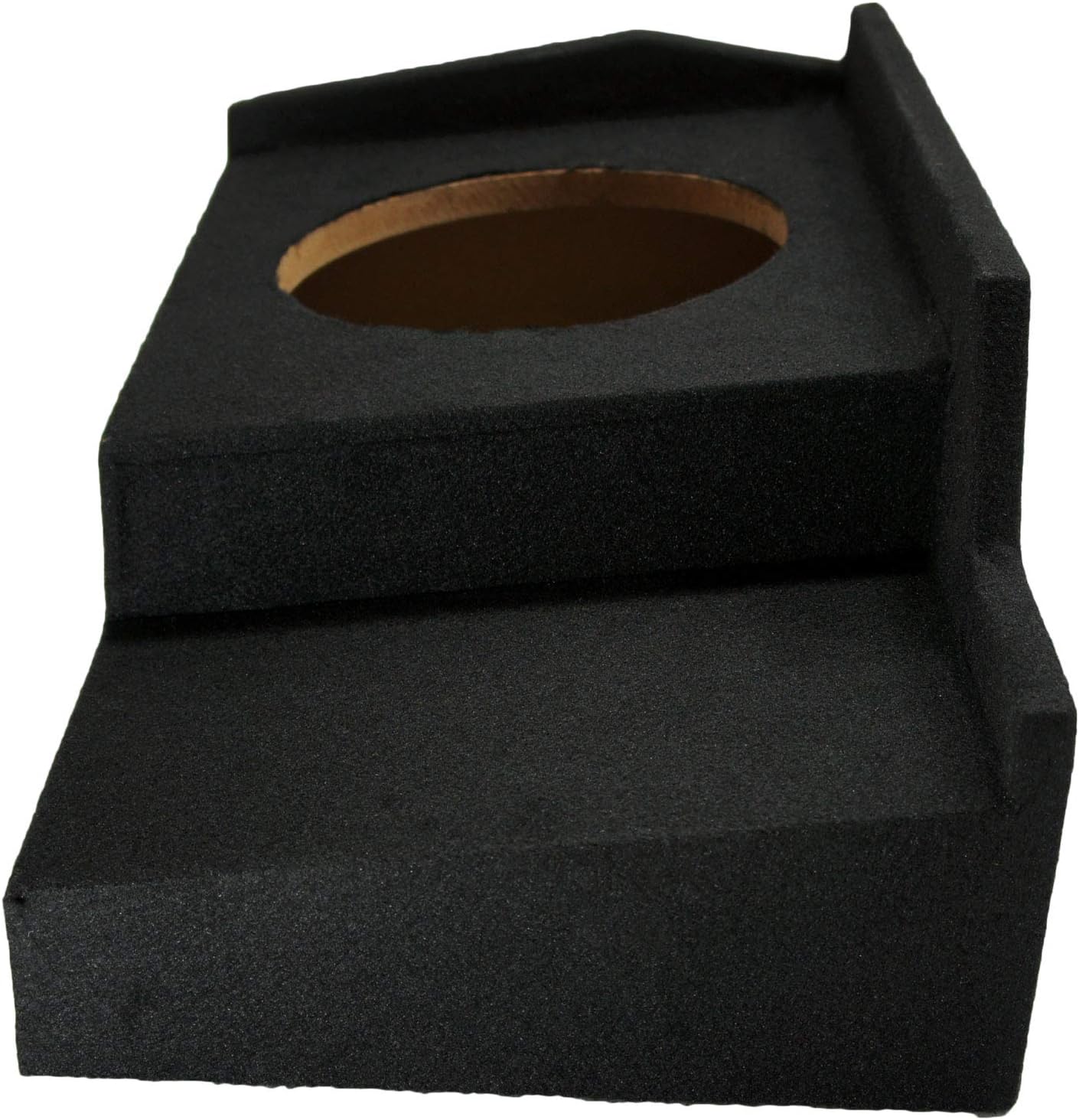 Compatible with Chevy Silverado or GMC Sierra Full Size Extended Cab Truck 1999-2006 Single 10 Subwoofer Sub Box Speaker Enclosure