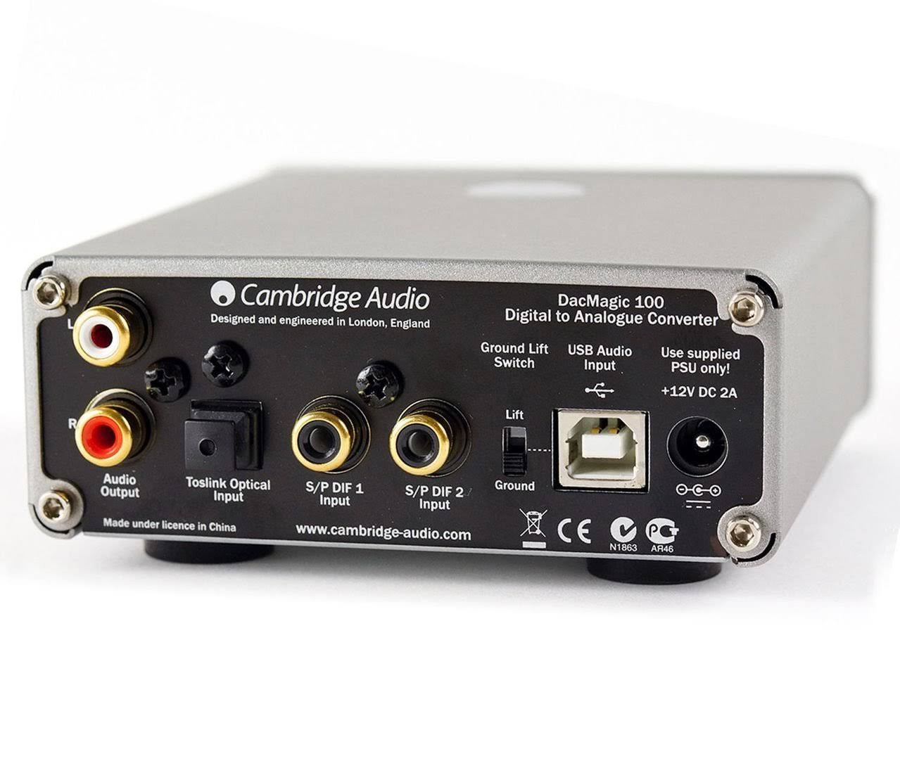 Cambridge Audio DacMagic 100 Digital to Analogue Converter, Silver