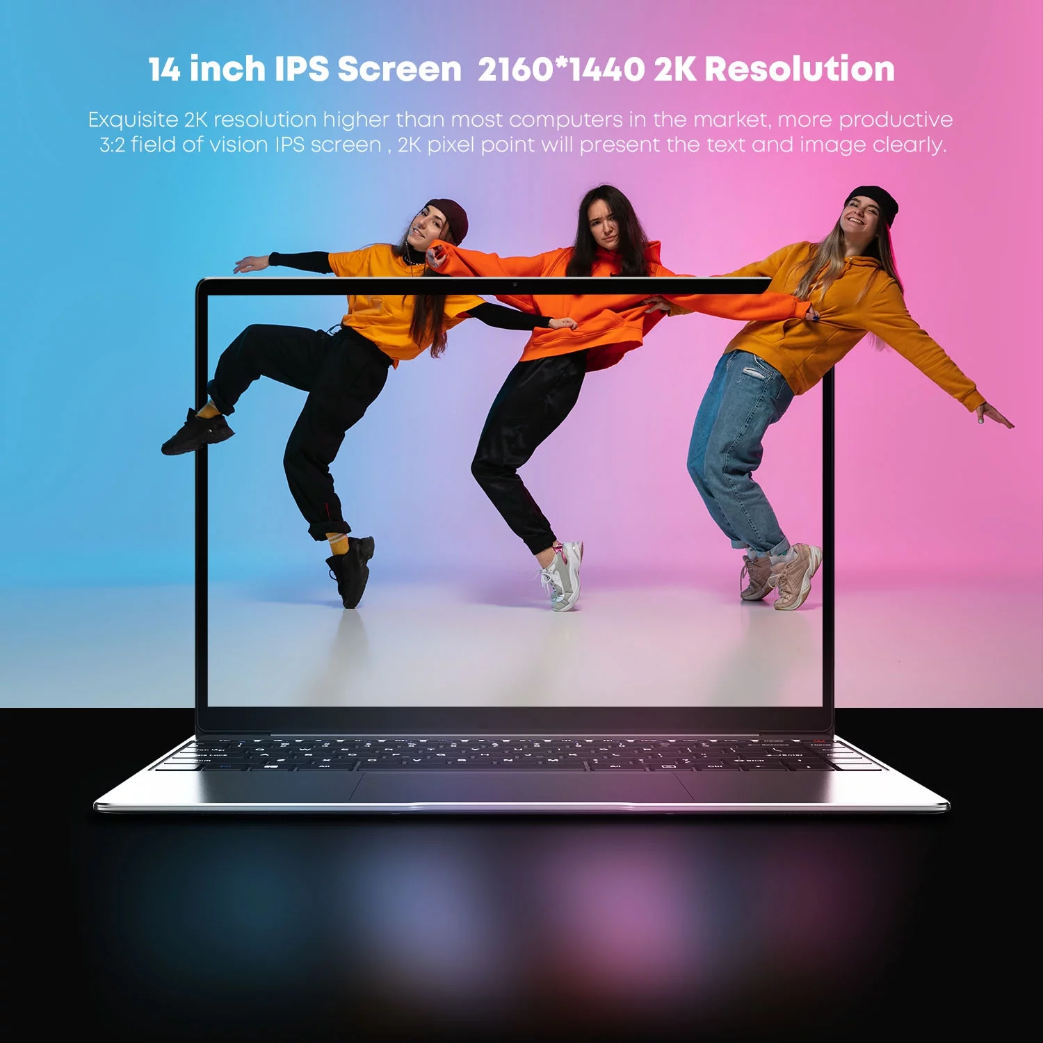 CHUWI GemiBook Pro 14.1" Laptop 512GB SSD 16GB RAM,Windows 11 Bussiness Notebook Computer PC,Backlit Keyboard,Intel Celeron J4125 Processor