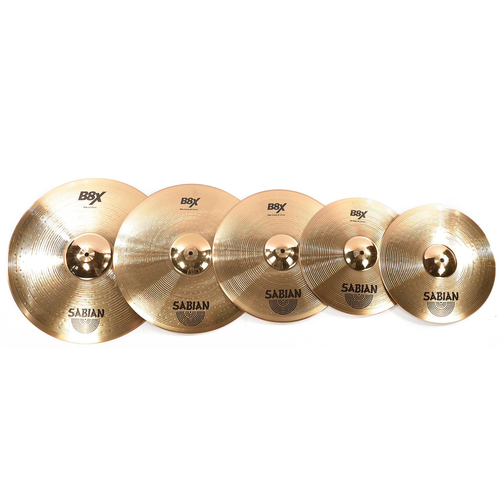 Sabian B8X Performance Cymbal Set Plus