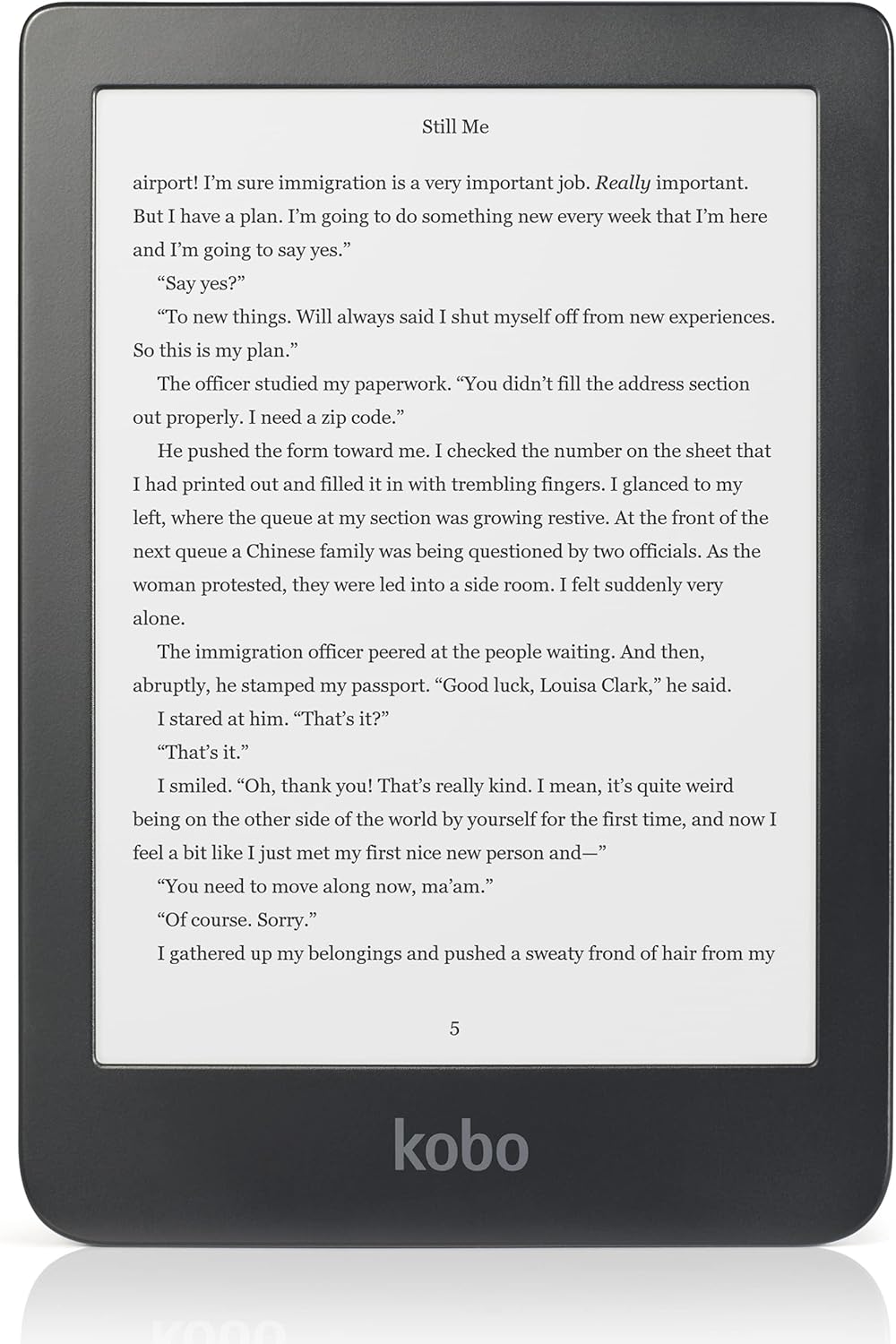 Kobo Clara HD | eReader | 6” Glare Free Touchscreen | Adjustable Brightness & Colour Temperature | eBooks | WiFi | 8GB of Storage | Carta E Ink