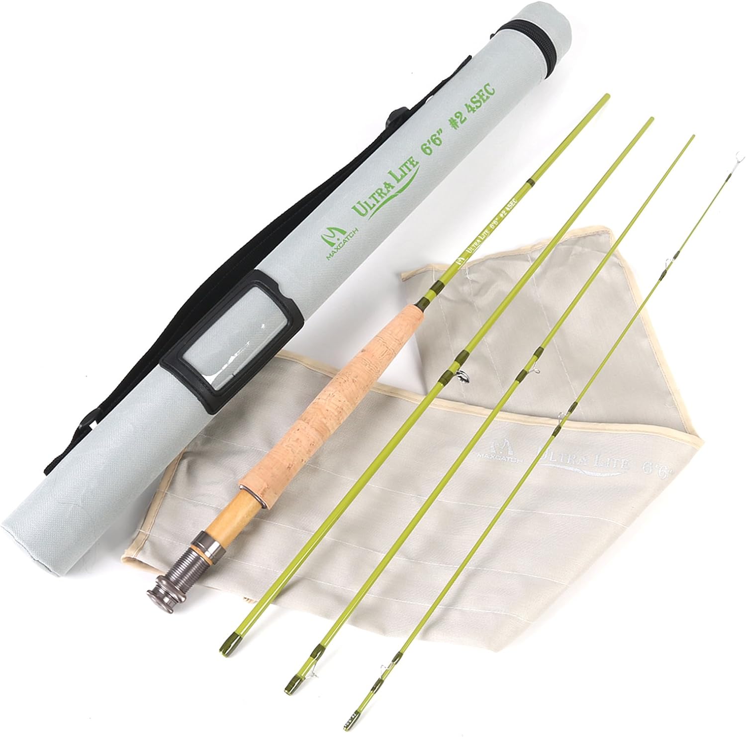 M MAXIMUMCATCH Maxcatch Ultra-Lite Fly Rod for Stream River Panfish/Trout Fishing 1/2/3 Weight and Combo Set Available Pack of 2