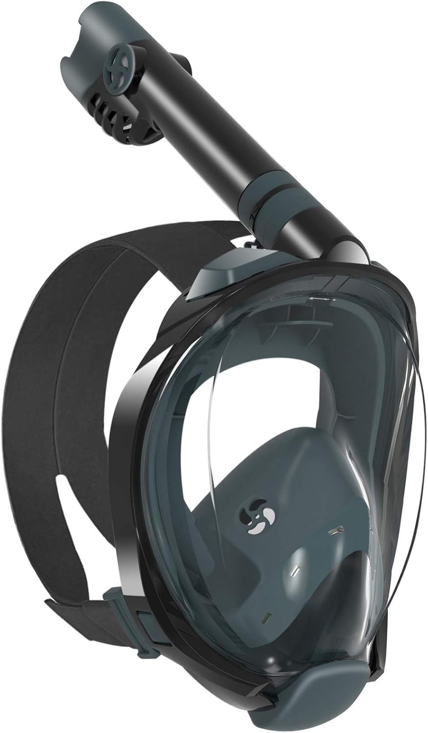 W WSTOO Snorkel Mask with Latest Dry Top Breathing System,Fold 180 Degree Panoramic View Full Face Snorkel Mask Anti-Fog Anti-Leak with Camera Mount
