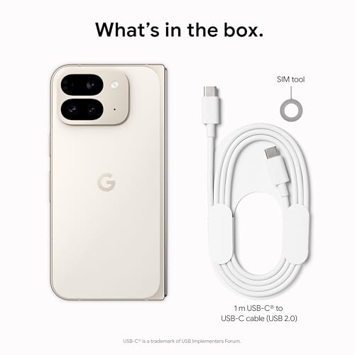 Google Pixel 9 Pro Fold - Unlocked Android Smartphone with Gemini - Advanced Triple Rear Camera System - Foldable Display - Hands-Free Video