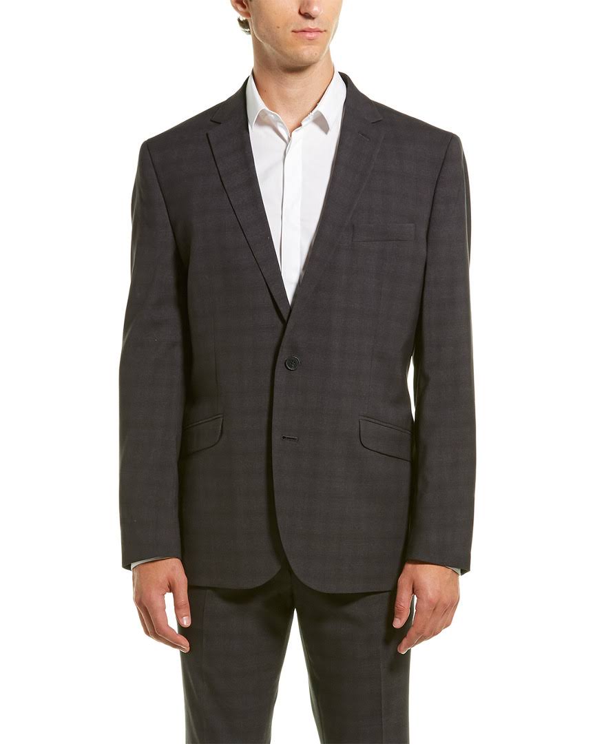 Kenneth Cole Reaction Plaid Techni-Cole Performance Slim Fit Suit