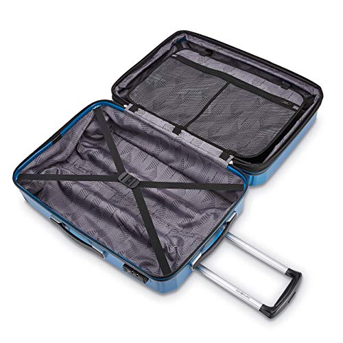 Samsonite Winfield 3 DLX Hardside Expandable Luggage with Spinners, Silver, Carry-On 20-Inch
