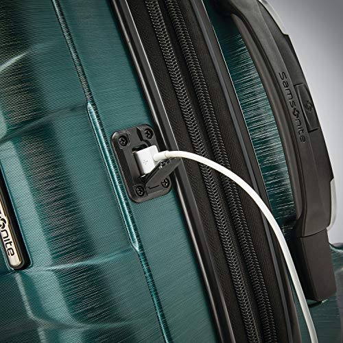 Samsonite Centric 2 Hardside Expandable Luggage with Spinner Wheels, Black, Carry-On 20-Inch