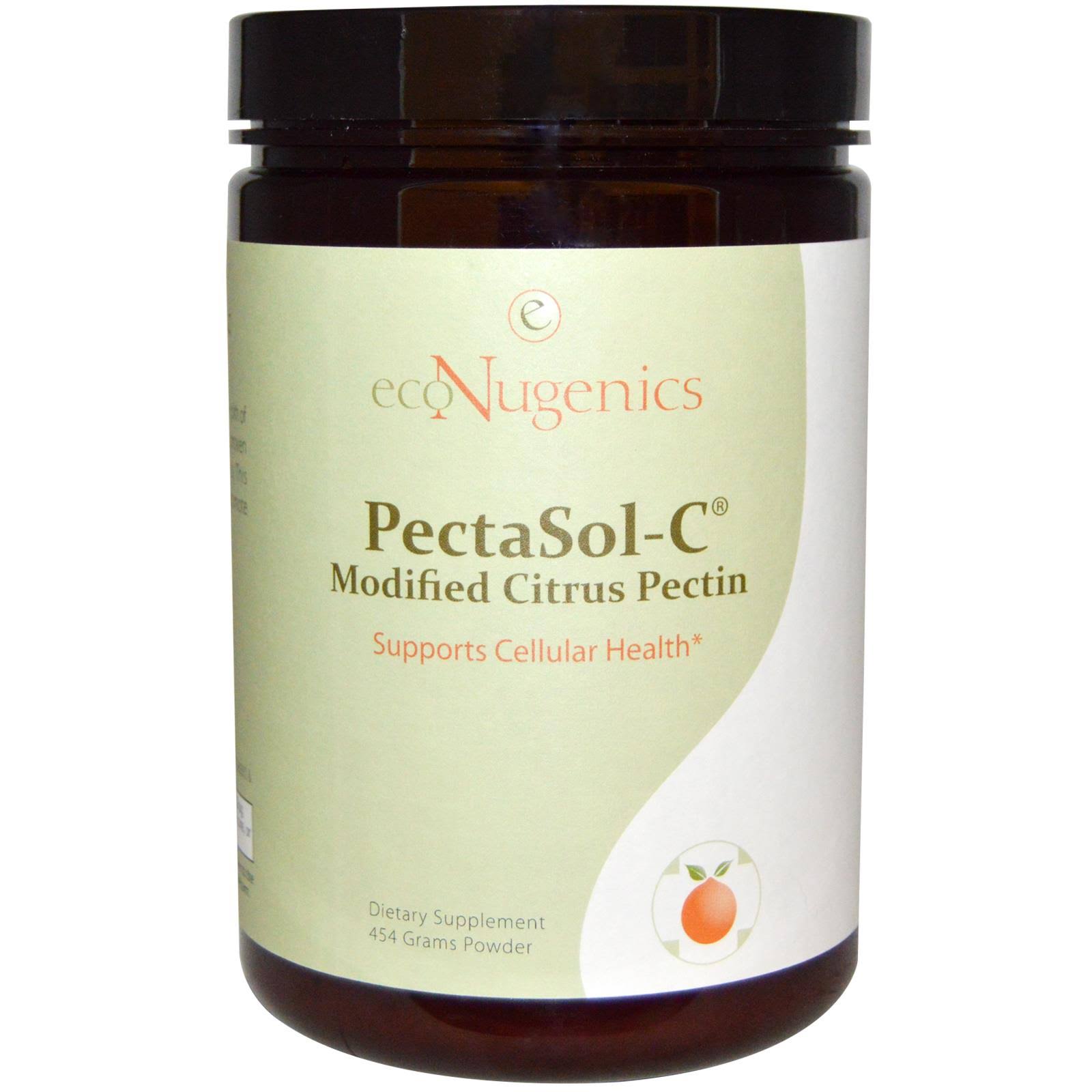 EcoNugenics PectaSol Modified Citrus Pectin Powder - 454 g jar