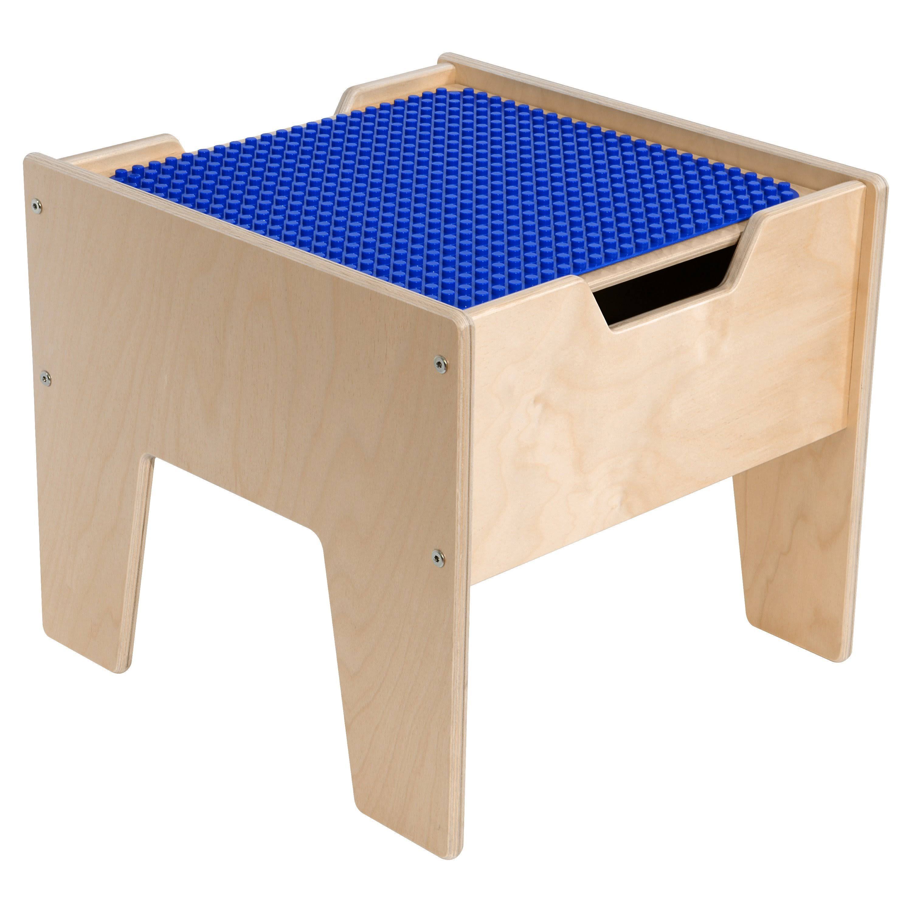 Contender C991300 PB 2 N 1 Activity Table with Blue Duplo Compatible Top RTA - Megean
