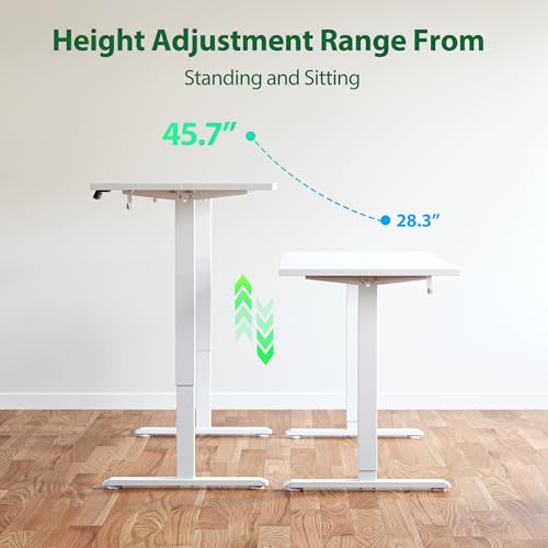 Agilestic L Shaped Electric Standing Desk with 2 Drawers, 63 Inch Ergonomic Adjustable Height Desk with Storage