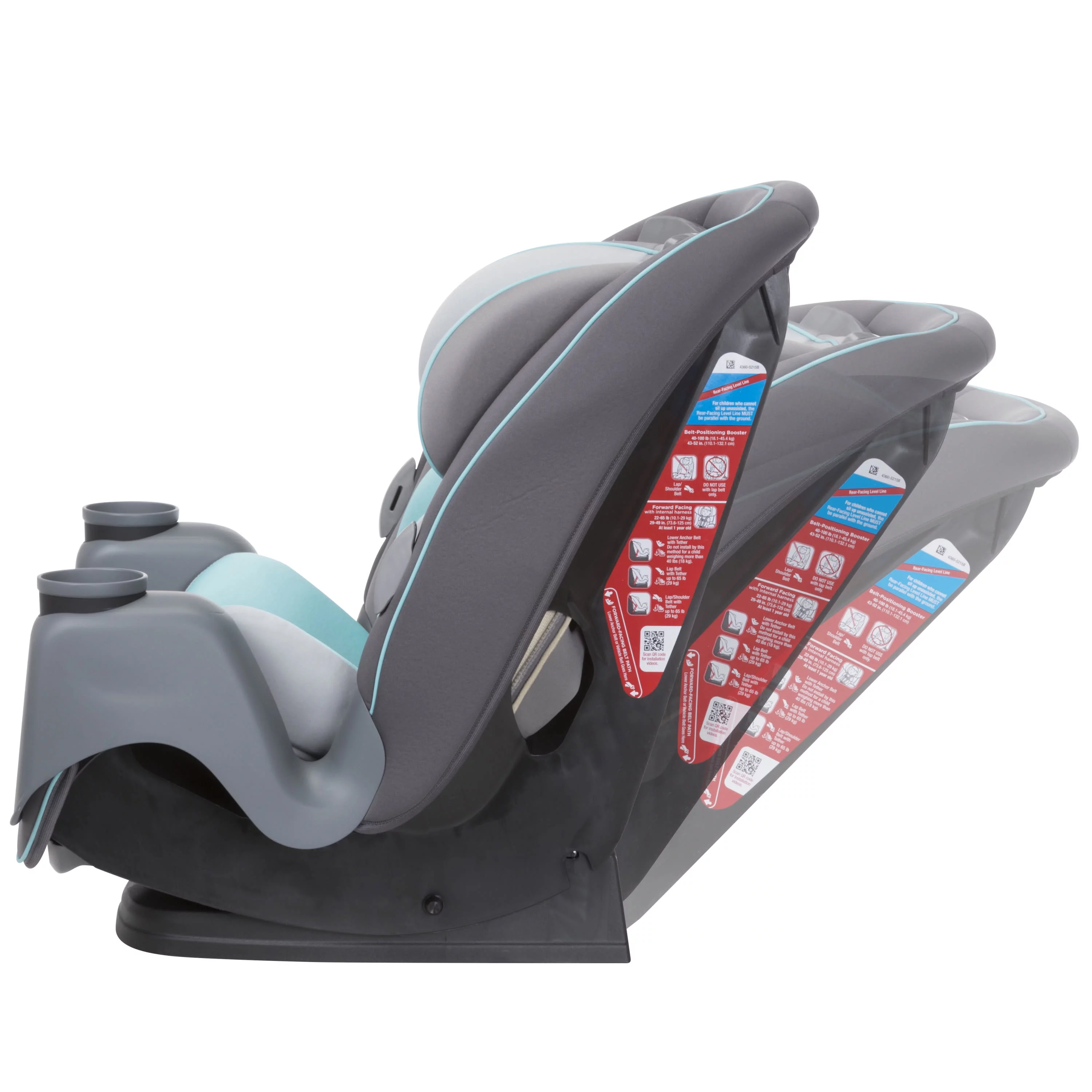 Safety 1st Grow and Go Sprint All-in-1 Convertible Car Seat, Silver Lake