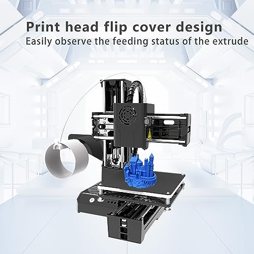 K9 FDM Mini 3D Printer,2023 Upgrade 3D Printer for Kids and Beginners: Your First Entry-Level 3D Printer with High Printing Accuracy