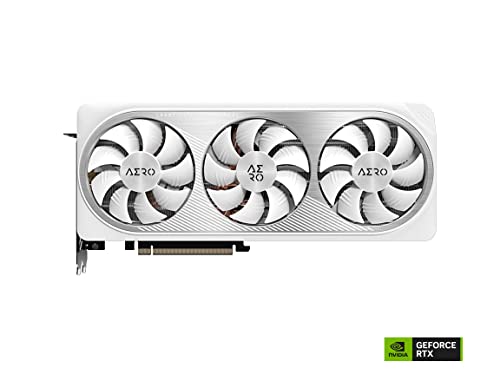 GIGABYTE GeForce RTX 5070 Ti AERO OC 16G Graphics Card, 16GB 256-bit GDDR7, PCIe 5.0, WINDFORCE Cooling System, GV-N507TAERO OC-16GD Video Card