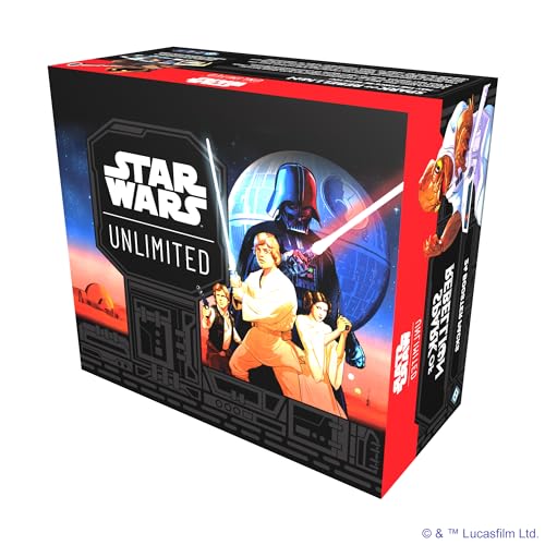 Star Wars: Unlimited TCG Spark of Rebellion Booster Display (Set of 24 Booster Packs) - Trading Card Game for Kids & Adults, Ages 12+, 2+ Players