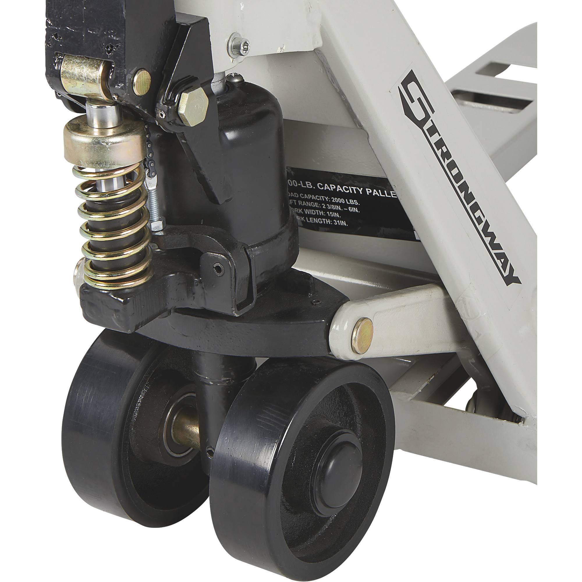 Strongway Mini Pallet Jack - 2000-Lb. Capacity, 47Inch L x 15inch W, Model 51-S062