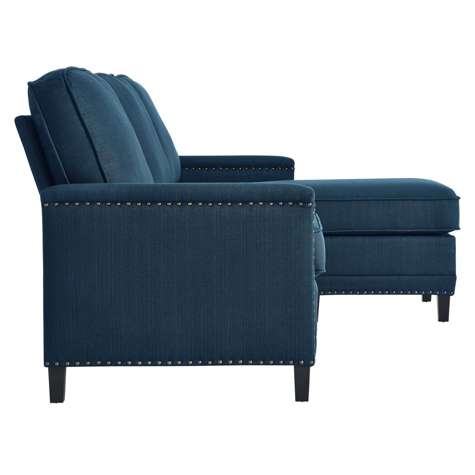 Ashton Upholstered Fabric Sectional Sofa Azure Modway