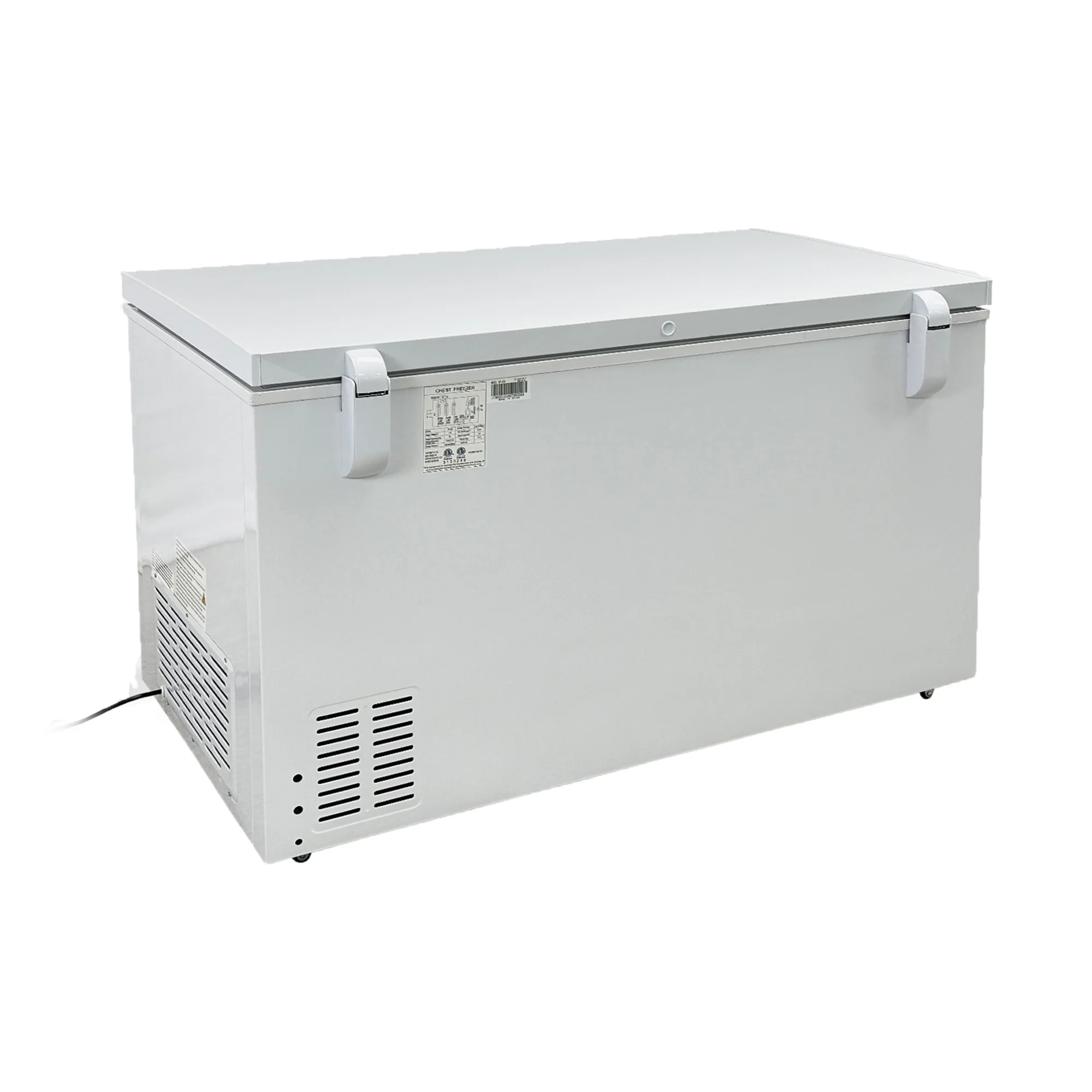 12.2 Cu.Ft. Commercial Chest Freezer 50 in. ,  Deep Freezer with Top Open Door, Fast Freezer, White