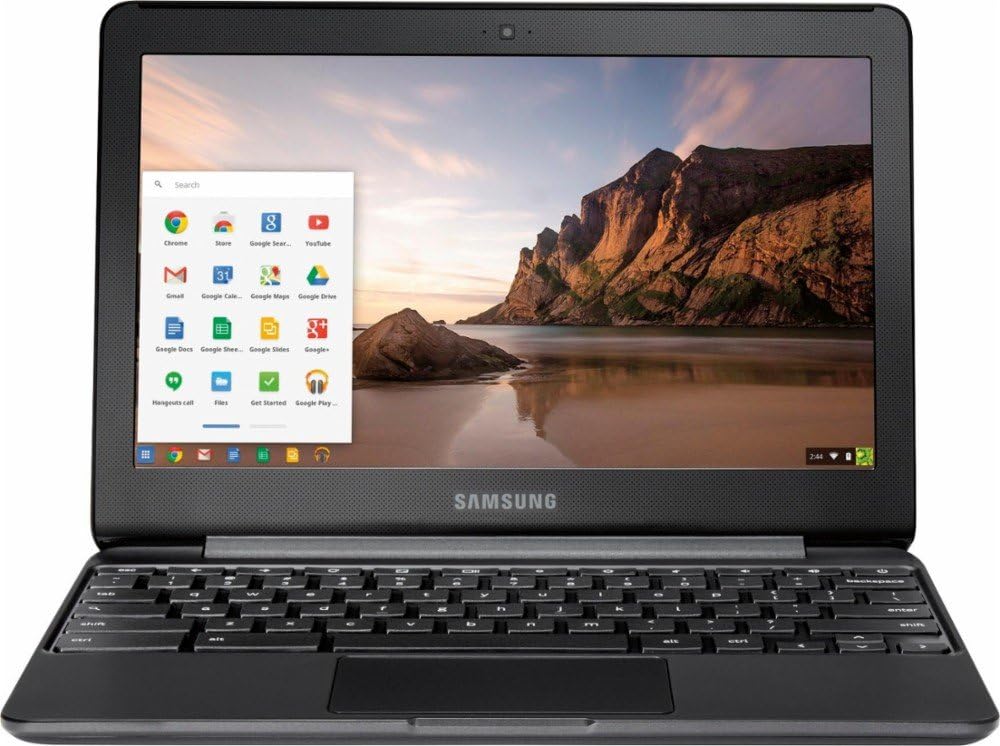 Samsung High Performance Chromebook computer, Intel Dual-Core Celeron N3060 up to 2.48GHz, 11.6 inch WLED HD Display, 4GB DDR3, 32GB eMMC, 802.11ac